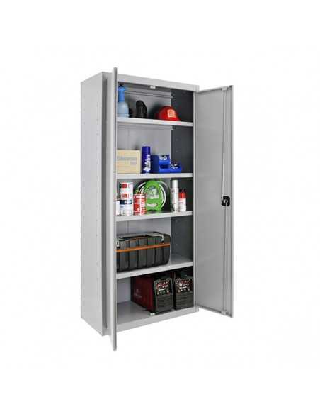 Armario Taquilla SIMON LOCKER PROF.Monobloque Multiusos 180x60x40 2/4 Gris | Taquilla metálica SimonLocker para vestuarios y ofi