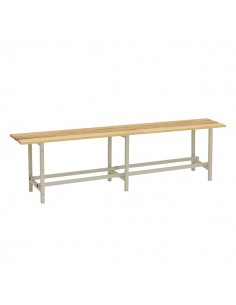 Armario Taquilla SIMON LOCKER Monobloque  WOOD BENCH 1500 | Taquilla metálica SimonLocker para vestuarios y oficinas