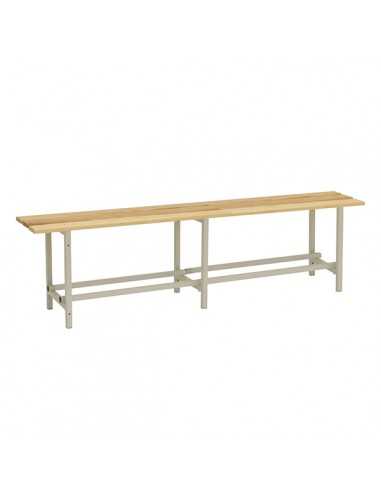 Armario Taquilla SIMON LOCKER Monobloque WOOD BENCH 1500 | Taquilla metálica SimonLocker para vestuarios y oficinas