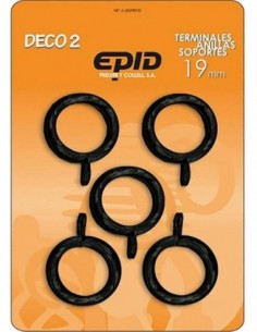 Anilla Cortina EPID Conjunto 10 anillas hierro con cancamo