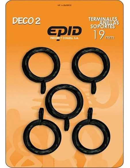 Anilla Cortina EPID Conjunto 10 anillas hierro con cancamo