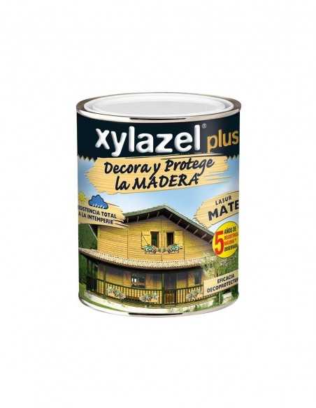 Protector Madera Lasur Xylazel Plus Mate Caoba 4L