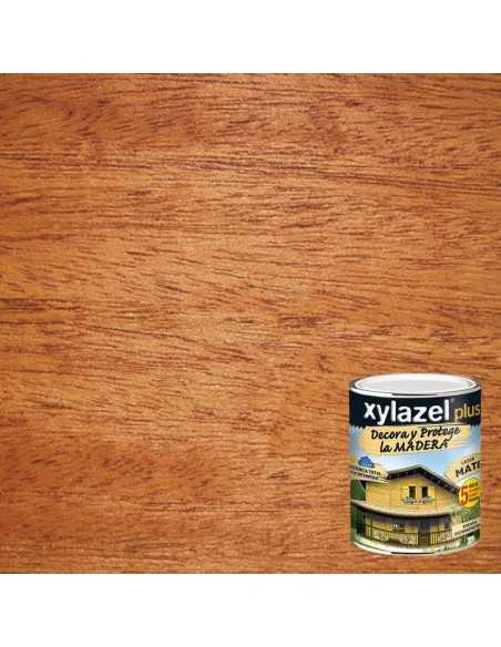 Protector Madera Lasur Xylazel Plus Mate Caoba 4L