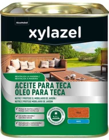 Xylazel Aceite para Teca Xylazel ,Teca 750 ml para madera