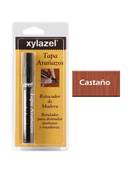 Xylazel Rotulador para Madera XylazelTapa Arañados Castaño