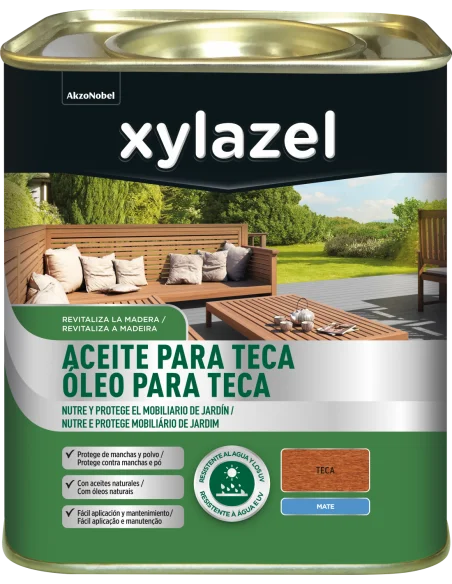 Xylazel Aceite para Teca Xylazel Incoloro 750 ml para