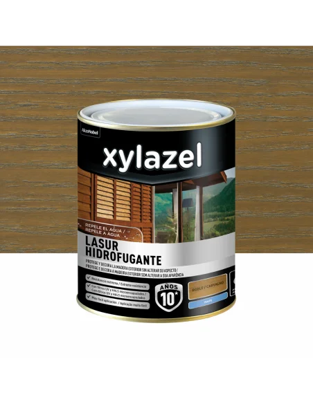Protector Madera Lasur Xylazel Plus Mate Roble 750 ml