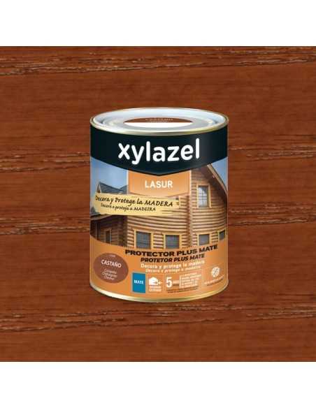 Protector Madera Lasur Xylazel Plus Mate Castaño 750 ml