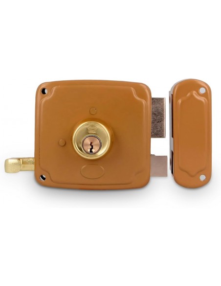 Cerradura AMIG 72U-100 Esmaltado Oro Derecha