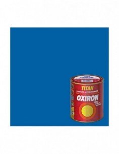 Pintura Esmalte OXIRON TITAN Liso Azul Luminoso 375 ml |