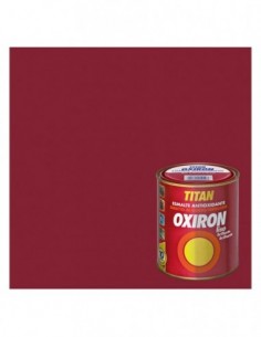 Pintura Esmalte OXIRON TITAN Liso Burdeos 750 ml | Esmalte