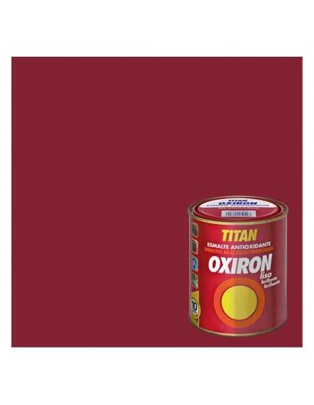 Pintura Esmalte OXIRON TITAN Liso Burdeos 750 ml | Esmalte