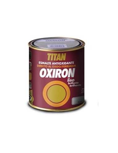 Pintura Esmalte OXIRON TITAN Liso ROJO 4 L | Esmalte