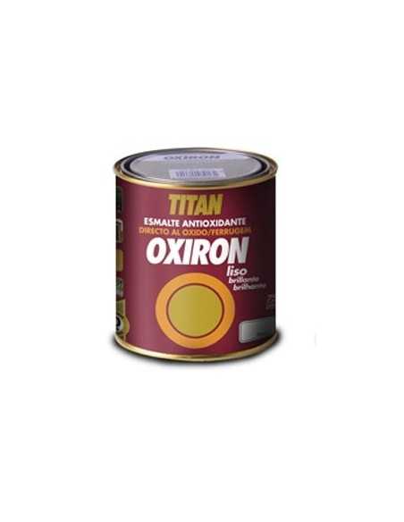 Pintura Esmalte OXIRON TITAN Liso ROJO 4 L | Esmalte