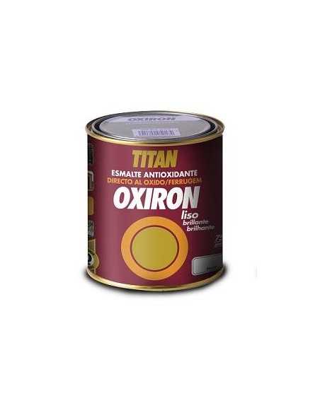 Pintura Esmalte OXIRON TITAN Liso satinado Negro375 ml |