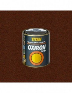 Pintura Esmalte OXIRON TITAN Martelé Marrón 4L | Esmalte