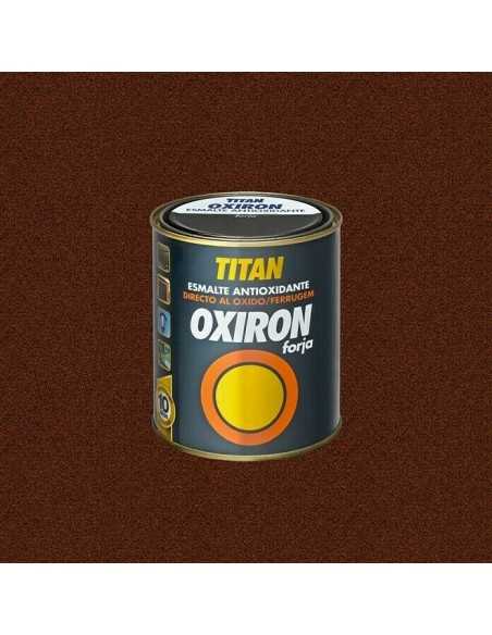 Pintura Esmalte OXIRON TITAN Martelé Marrón 4L | Esmalte