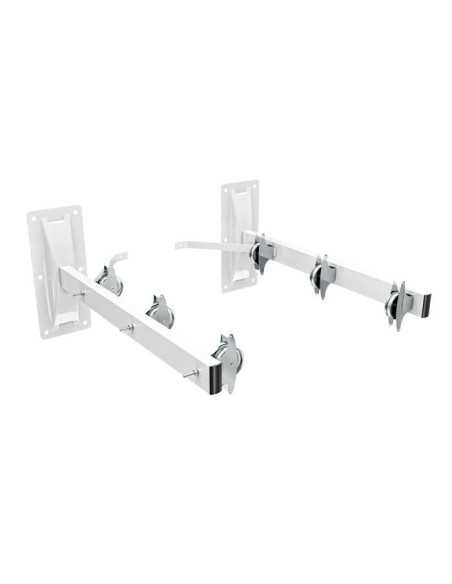 Tendedero de Pared Lateral AMIG Mod. 3 Acero Blanco Epoxi con Poleas