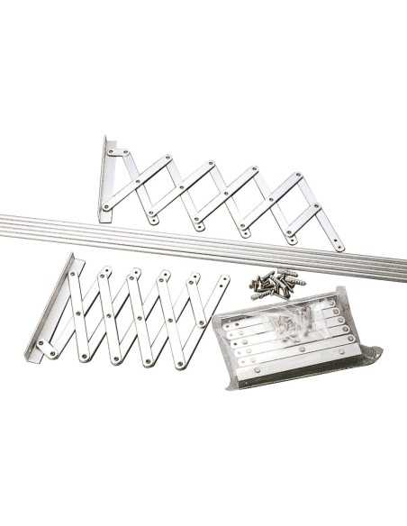 Tendedero AMIG Extensible KIT 1-1300 Aluminio Inoxidable