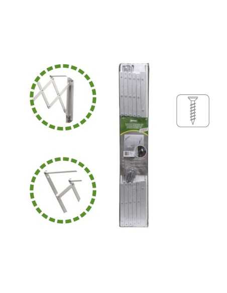 Tendedero AMIG Extensible KIT 1-1300 Aluminio Inoxidable