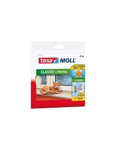 Burlete de caucho CLASSIC Perfil E de TESAMOLL Blanco