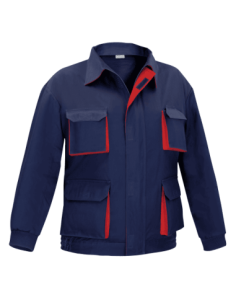 Cazadora VESIN Cargo Bicolor Tergal L5000 Azul Marino/Rojo T-54 – Compra online | Ferretería CAHERSA
