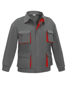 Cazadora VESIN Cargo Bicolor Tergal L5000 Gris/Rojo T-50 – Compra online | Ferretería CAHERSA