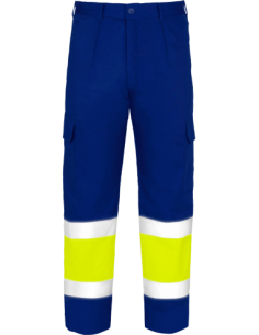 Pantalón VESIN Bicolor Azul/Amarillo Tergal T-50 – Compra online | Ferretería CAHERSA