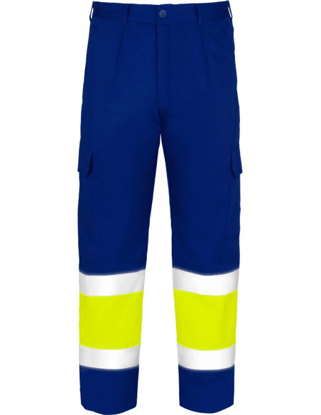 Pantalón VESIN Bicolor Azul/Amarillo Tergal T-50 – Compra online | Ferretería CAHERSA
