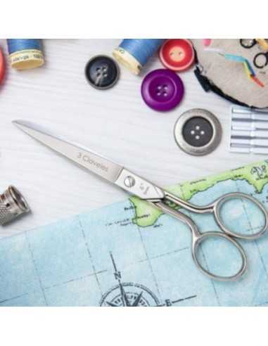 Tijera Costura Varios Usos 3 CLAVELES Castellana 6" | 3 Claveles | Ferretería Cahersa