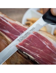 Cuchillo Jamonero Domvs 3 CLAVELES 25 cm  10" | 3 Claveles | Ferretería Cahersa