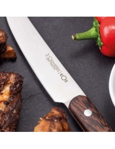 Set 4 Cuchillos Chuleteros Eos 3 CLAVERES 11.5 cm 4.5" | 3 Claveles | Ferretería Cahersa