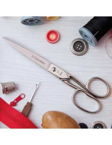 Tijera Modista Varios Usos 3 CLAVELES Castellana 7" | 3 Claveles | Ferretería Cahersa