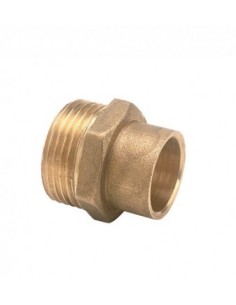 Entronque Soldar Macho 243 GCu Metalgrup | Conexiones de latón para fontanería seguras y duraderas
