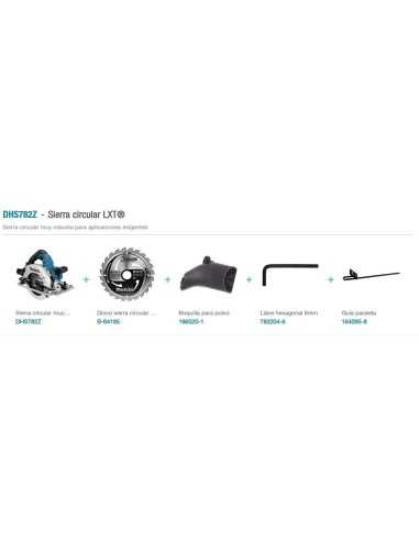 SIERRA CIRCULAR MAKDHS782Z BL 18VX2 LXT 190MM MAKITA