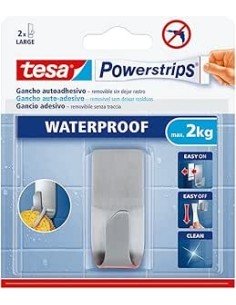 Ganchos Metálicos Powerstrips Waterproof tesa® | TESA