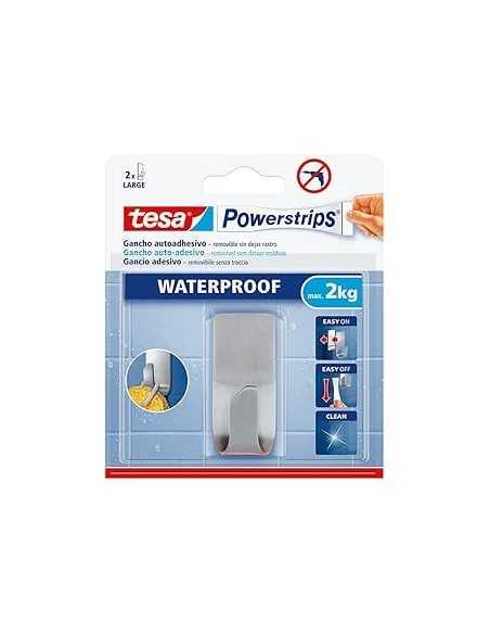 Ganchos Metálicos Powerstrips Waterproof tesa® | TESA