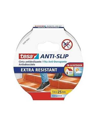 Cinta antideslizante transparente tesa®