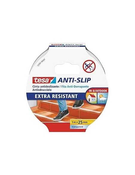 Cinta antideslizante transparente tesa®