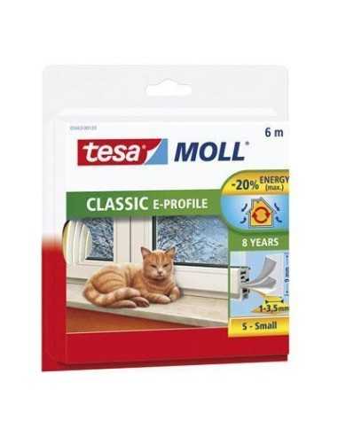 Burlete de caucho CLASSIC Perfil E de TESAMOLL Marrón 6M*9mm*4mm
