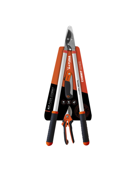 Kit de Poda Altuna KIT1 Tijera de poda 2 manos + Tijera de poda 1 mano + Serrucho Poda