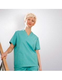 Chaqueta Pijama sanitario de color verde unisex