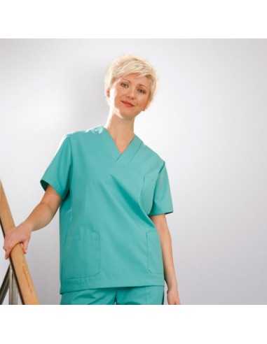 Chaqueta Pijama sanitario de color verde unisex