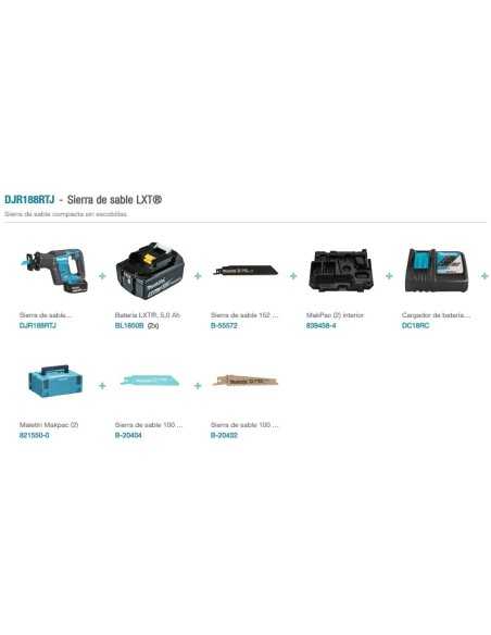 SIERRA SABLE DJR188RTJ 18V BL5.0 AH COMPACT MAKITA
