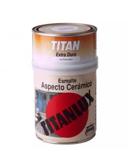 Pintura Esmalte Aspecto Cerámico Brillante TITAN Azul 4227
