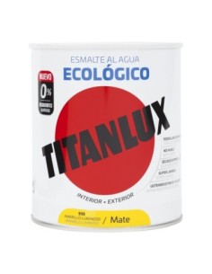 Esmalte Acrílico al Agua TITAN Ecológico Mate Amarillo