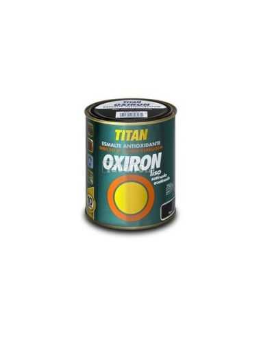 Esmalte Oxiron antióxido TITAN liso satinado Negro 750 ml