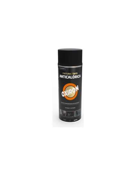 Pintura anticalorica spray TITAN Oxiron negro 400ml