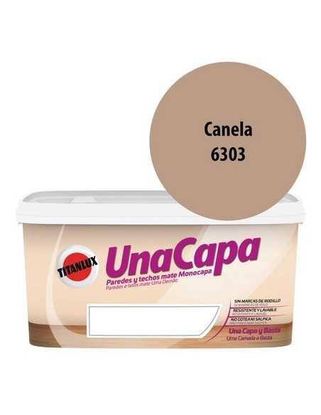 Pintura plastica una capa TITAN Luna Canela 5L TINTALUX |