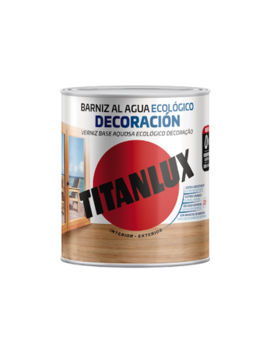 Barniz al Agua Ecológico TITAN Decoración Birillante